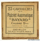 Excellent French Gevelot 9mm Bayard Ammunition 380 ACP - Image 1 of 7