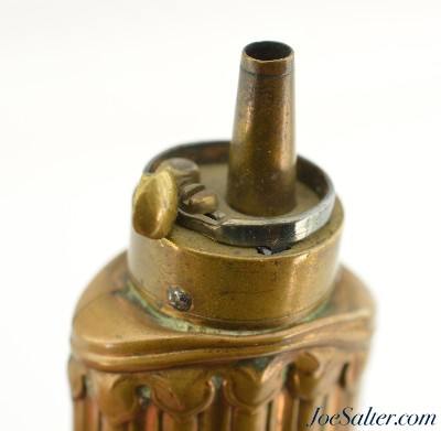 Antique Fluted Pistol Powder Flask 1800s - Image 3 of 5