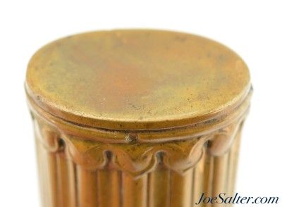 Antique Fluted Pistol Powder Flask 1800s - Image 5 of 5