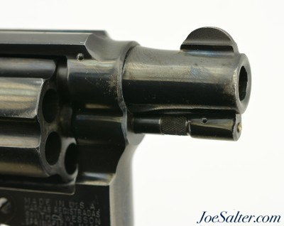 Scarce 2 Inch Smith & Wesson 38 M&P Revolver Factory Letter 1957 Round Butt - Image 4 of 14