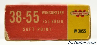 Post War Winchester 38-55 Win Ammo Full Box Soft Point "1946" Style - Image 4 of 7