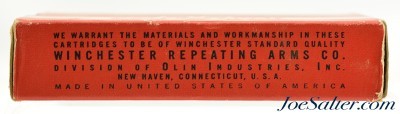 Post War Winchester 38-55 Win Ammo Full Box Soft Point "1946" Style - Image 5 of 7