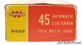 "1946" Style Full Box Winchester 45 ACP Ammo - Image 3 of 7