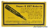 Western Super-X 257 Roberts Ammo 117 Grain Lubaloy 19 Rds 1930's - Image 6 of 7