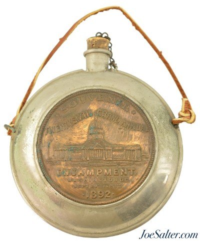 1892 Grand Army of the Republic (G.A.R.) National Encampment Canteen Souven - Image 1 of 4