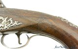 Exquisite Pair Silver-Mounted Pair of British Flintlock Traveling Pistols by William Holden of London - Image 8 of 15