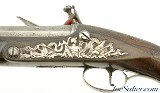 Exquisite Pair Silver-Mounted Pair of British Flintlock Traveling Pistols by William Holden of London - Image 9 of 15