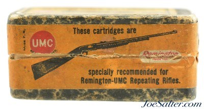 Remington UMC 22 LR Ammo Full Box 2nd Rem/UMC Logo Issues Post WWI - Image 2 of 7