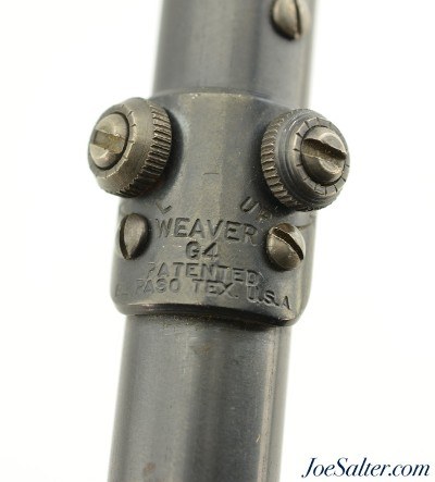 Vintage Weaver G4 4x Rifle Scope, Crosshair Reticle 3/4" Steel Tube El Paso - Image 2 of 4
