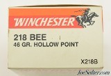 Vintage Winchester 218 Bee 46 gr. HP Ammunition 50rnds - Image 2 of 3