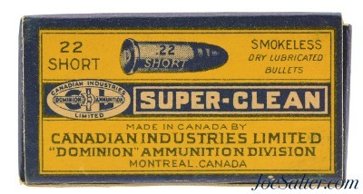 Mid 1930's CIL Super Clean 22 Short Ammo - Image 1 of 6