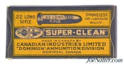 CIL Super-Clean 22 LR 1945 Issue Box - Image 1 of 7
