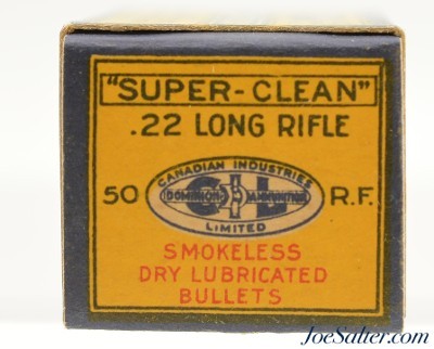 CIL Super-Clean 22 LR 1945 Issue Box - Image 3 of 7