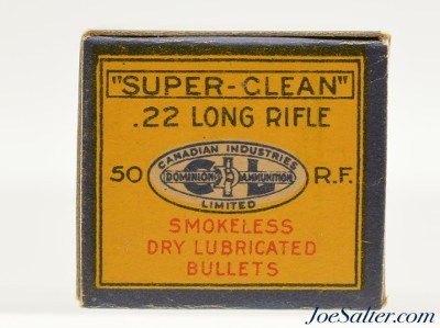CIL Super-Clean 22 LR 1945 Issue Box - Image 5 of 7