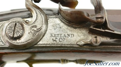 Beautiful British Flintlock Traveling Pistol by Ketland & Co. - Image 4 of 15