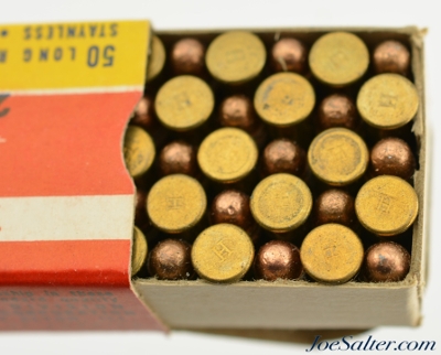 Brick Fresh Winchester Super Speed 22 Short Ammo 1955 Red & Yellow Issues - Image 8 of 8