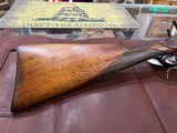 W. Greener 12 gauge muzzle loading side by side shotgun made in London. Early 1800's - 2 of 12