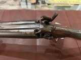 W. Greener 12 gauge muzzle loading side by side shotgun made in London. Early 1800's - 11 of 12