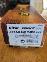 Nikon Force XR Matte Handgun Scope 2.5 - 8 x 28 BDC 1