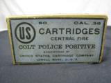 United States Cartridge Company US Cartridges Center Fire Colt Police Positive Caliber .38 - 5 of 6