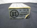 United States Cartridge Company US Cartridges Center Fire Colt Police Positive Caliber .38 - 3 of 6