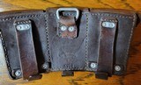 Two K98Ammo Pouches 1939 &1940, Like New WWII Aluminium German Canteen HRE/40, K98 Cleaning Chain, Compass - 10 of 15
