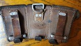 Two K98Ammo Pouches 1939 &1940, Like New WWII Aluminium German Canteen HRE/40, K98 Cleaning Chain, Compass - 3 of 15