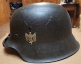 WWII German Single Decal Helmet - 1 of 6