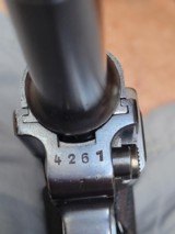 1936 Mauser S/42 Luger, S/N 4261, 9 mm, All Matching with 1939 Holster, 1 Matching Mag, and Correct Tool - 6 of 15