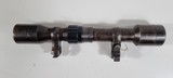 Waffen SS dow+ Center Focus scope double claw mount Extremely rare!