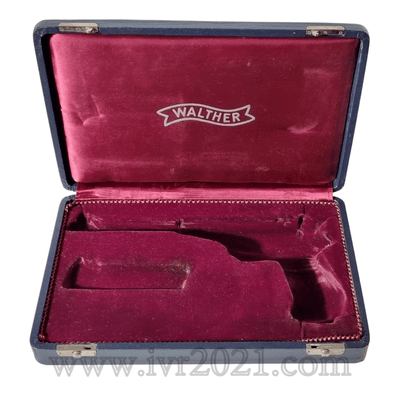 Original presentation case Walther PP Sport, long barrel!