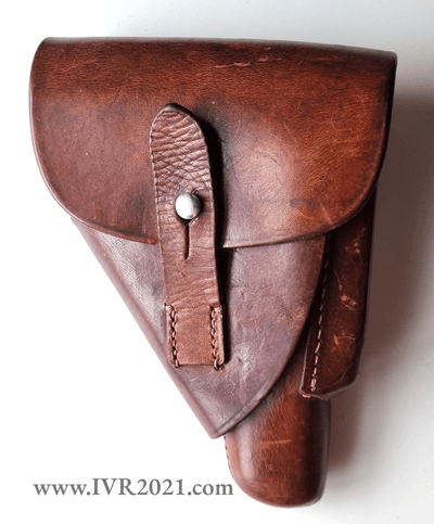 Leading Edge holster PPK very good condition in brown leather - Image 1 of 6