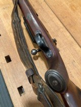 Sporterized Springfield Armory Model 1898 .30-40 Krag with WW1 Hoyt 1918 JJM Leather Sling - 15 of 15