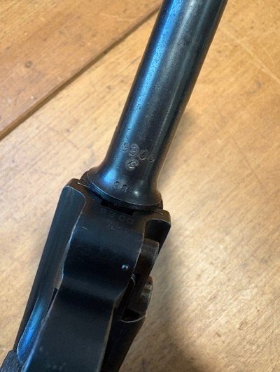 1918 WWI DWM P.08 Luger - Matching Numbers - Includes Holster, Luger Tool, 2 Magazines - Image 10 of 15