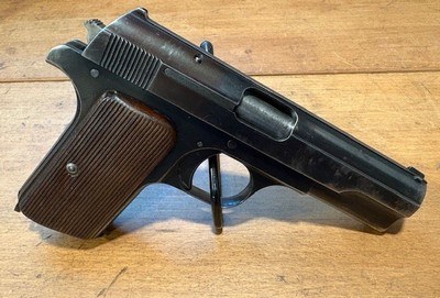 WWII Hungarian Femaru Fegyver FEG 37M .380 ACP Semi-Auto Pistol with Holster + 2 Magazines - Image 7 of 13