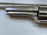 Remington Smoot New Model #2 32 Rimfire Short Nickel 5 Shot Revolver - 4 of 13