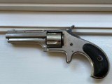 Remington Smoot New Model #2 32 Rimfire Short Nickel 5 Shot Revolver