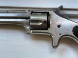 Remington Smoot New Model #2 32 Rimfire Short Nickel 5 Shot Revolver - 3 of 13
