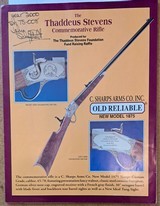 C. Sharps Thaddeus Stevens Commemorative Model 1875 .45-70 - 13 of 15