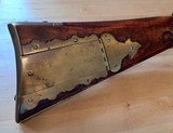 Excellent.54 Haines Style Flintlock Rifle - 7 of 14