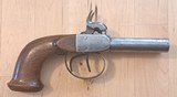 EXCELLENT Antique .42 SxS Percussion Pocket Pistol - 2 of 7