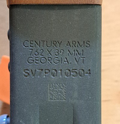 NIB Century Arms Model VSKA 7.62x39mm Pistol - Image 9 of 12