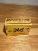 Drawn Brass shot shells, 16 ga - 1 of 3