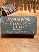 218 Bee Ammo and brass - 2 of 3