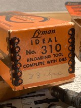Lyman/Ideal 301 reloading tool and dies.
38 Special. - 5 of 5