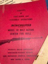 Winchester Sequence of Take -Down and Assembly Operations. 12 seperate manuals. - 5 of 5