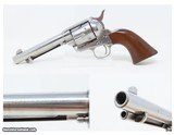 c1882 mfr Antique COLT SINGLE ACTION ARMY .45 Black Powder Frame Peacemaker 5 1/2” Barrel Nickel Walnut Grip - 1 of 13