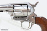 c1882 mfr Antique COLT SINGLE ACTION ARMY .45 Black Powder Frame Peacemaker 5 1/2” Barrel Nickel Walnut Grip - 3 of 13