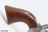 c1882 mfr Antique COLT SINGLE ACTION ARMY .45 Black Powder Frame Peacemaker 5 1/2” Barrel Nickel Walnut Grip - 4 of 13