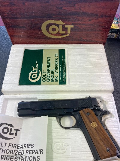 Colt Series 70 1911A1 45 ACP Manufactured 1978